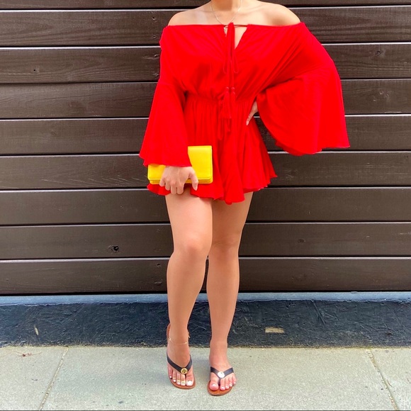 Red romper - Picture 2 of 2